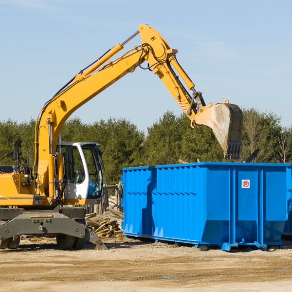 can i choose the location where the residential dumpster will be placed in Morning Glory